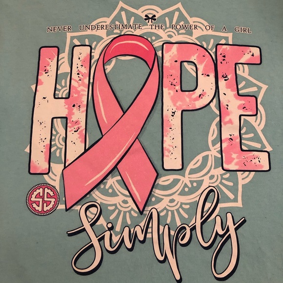 Simply Southern Tops - Simply southern long sleeve- perfect for breast cancer awareness month!